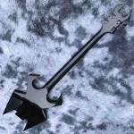 Neck Through Body Ebony Fingerboard 4 Strings Crack Mirror Electric Bass Guitar
