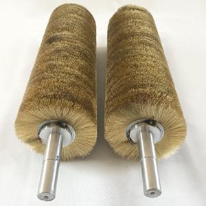 Quality Cylinder Steel Wire Brush Roller For Metal Polishing Rust Removing wholesale
