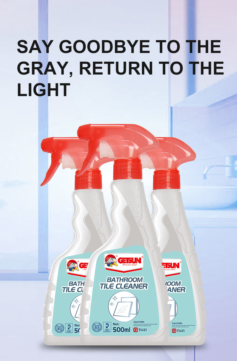 Customized Shower Bathroom Tile Cleaner Spray Grout Remover 500ml