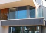Sliding Glass Commercial Aluminium Doors Powder Coated With Undisturbed Views