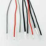 UL3135 Battery Silicone Flexible Cable , Anti Corrosion 12 AWG Black Wire