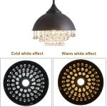 Crystal Half Ball Lights Lamps Retro Loft Light Bar Restaurant Living Room Cafe