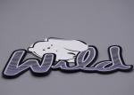 Customized Three Color Silicone Patch Eco Friendly Material For Clothing