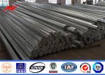 Tapered Octagonal Cctv Steel Utility Pole Galvanized Metal Tubular Power