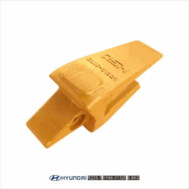 Flat type durable grounde engaging tools R225-7 excavator bucket teeth 61N6-31310 from China manufacturer on sale