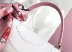 Cowhide Flip Open Ladies Waist Bag , 18cm Cross Body Chain Bag