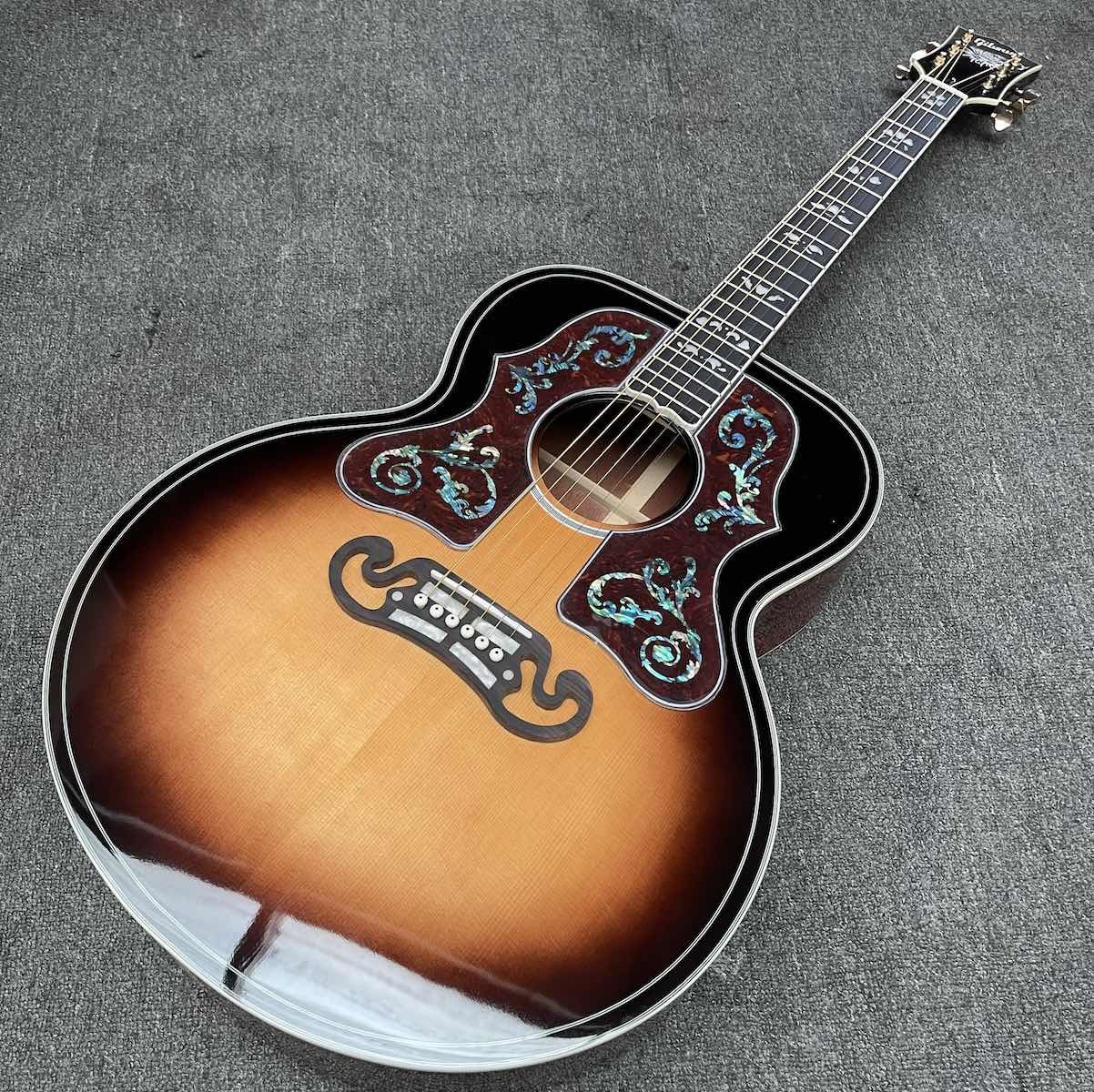 Custom Acoustic Guitar 43 inches Gibson SJ200 Cocobolo Back side folk classic guitar