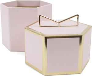 Quality Birthdays Hexagonal Paperboard Recycled Paper Gift Boxes wholesale