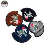 Ski Villain 3D Embroidery Patches Toothbrush Material Any Color Available