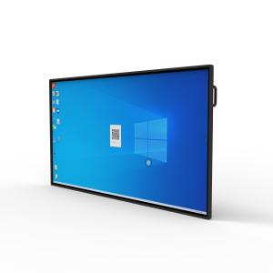 Quality UHD 4K 75 Inch Infrared Touch Screen LCD LED Wall Mounted Advertising Display wholesale