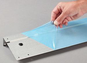 Quality Damage Free 200m 30 Micron Protective Plastic Film For Metal Panel wholesale