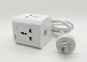 Quality Domestic Power Outlet Surge Protector , USB Conversion Surge Adaptor Plug wholesale