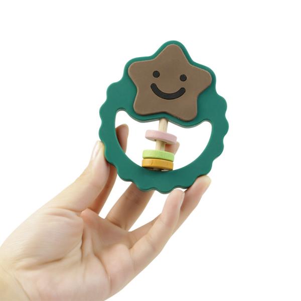 BPA Free Silicone Teether for Teething Baby Care food grade soothing silicone
