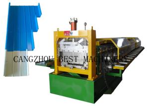 Quality Portable Metal Roofing Sheet Roll Forming Machine , Standing Seam Roof Panel Machine wholesale