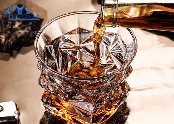 Customized Lead Free Crystal Liquor Glasses Clear For Drinking Creative Whiskey