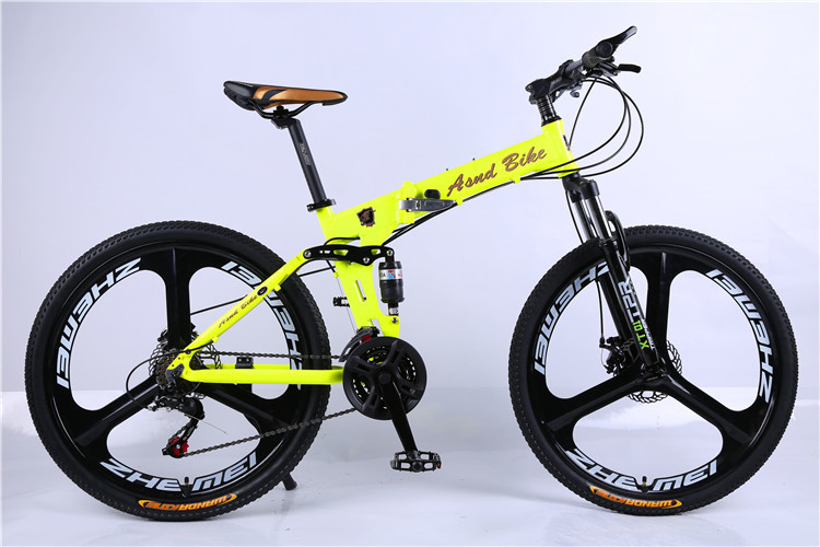 High grade OEM 3 spoke mag alloy wheel Shimano 24/27/30 speed alloy chinese folding MTB