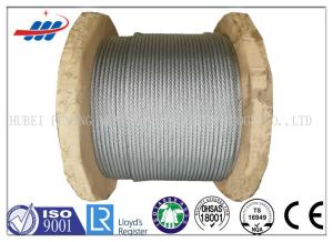 Quality Galv Elevator / Aircraft Wire Rope Zinc Coated With 1570-1960MPA Tensile Strength wholesale