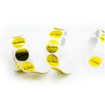 Metallic Embossed Metal Label Aluminum Wine Bottle Label Stickers