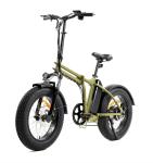 20 Inch Fat Tire Electric City Bike 48V 13Ah Lithium Battery 7 Speed Foldable