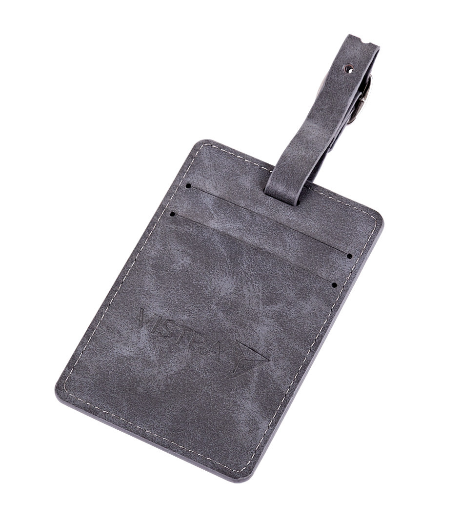 Customizable PU Luggage Tag With Secure Buckle Strap And Custom Logo - Perfect Traveler Gift