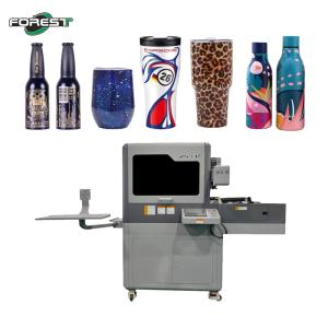 Quality cylinder double station Rotary UV Printer For Conical And Cylinder Shape Bottle Printer wholesale