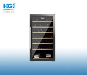 Quality Single Zone Glass Door Electric Wine Cooler Cabinet Showcase 190L wholesale