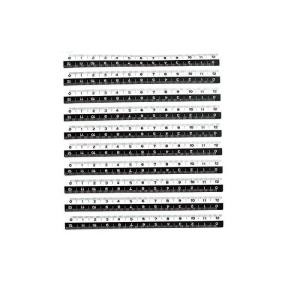 Quality P093 Black and white sticker photographic evidence scale wholesale