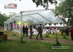 20m Width Outdoor Marquee Trade Show Tent with Transparent Roof Cover