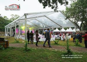 Quality 20m Width Outdoor Marquee Trade Show Tent with Transparent Roof Cover wholesale