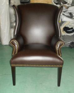 Quality wooden frame fabric/PU dining chair A-521 wholesale