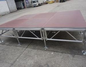 Quality 4ftx4ft Aluminum Indoor Outdoor Concert 30cm Foldable Stage Platform wholesale