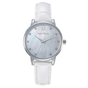 Quality Leather Strap 32mm Dial Alloy Quartz Watch Pearl Shell Dial 3ATM Water Resistant wholesale