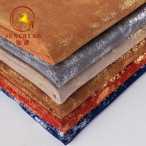 Quality Good quality luxurious Bronzing Suede Fabric for Garment wholesale