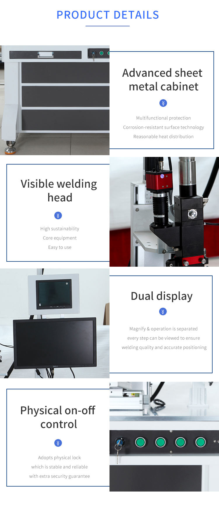 High Productivity Portable Laser Welder Handheld 1500w Fiber Laser Welder
