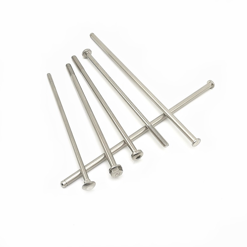 Extra-Long Screw Motor Extension Screw External Hexagon Flange Long Bolt M6*200 Long Screw For Motor