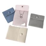 Promotional Small Luxury Jewelry Packaging Pouches Velvet Jewelry Drawstring