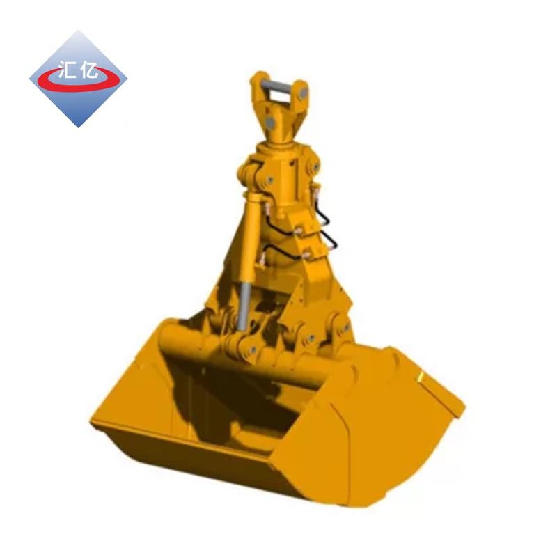 Earth Moving Skid Steer Digging Bucket 820kg Rotating Excavator Bucket