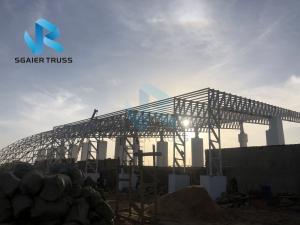 Quality Gymnasium / Hall Prefabricated Steel Structure High Tensile Strength Membrane Roof wholesale