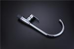 Contemporary Kitchen Sink Faucets , Cold Hot Single Handle Stainless Steel