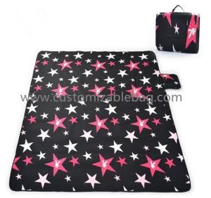Quality Portable Picnic Mat Outdoor Leisure Popular Fashion Blanket Black Blue wholesale