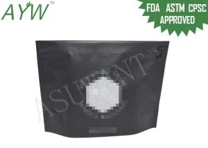 Quality Sliver Logo Children Resistant Bags Large Size For Marijuana Seeds Saving wholesale