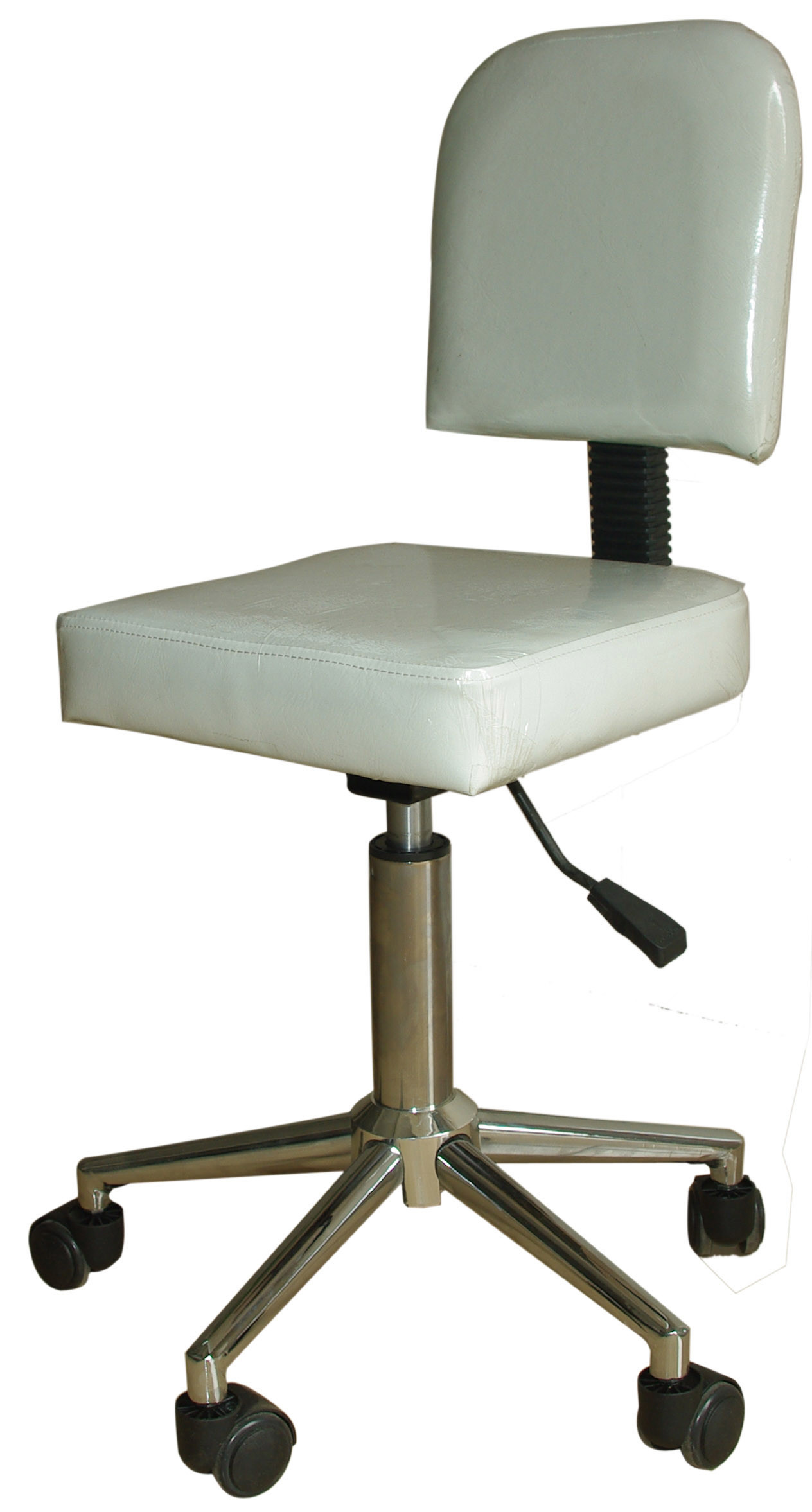 High Backrest Kitchen Bar Stool Chairs Adjustable Height Function Half - Moon Foot Rest