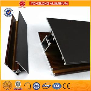 Quality T5/ T6 Industrial Aluminium Profiles Rich Wood Pattern UV Protection wholesale