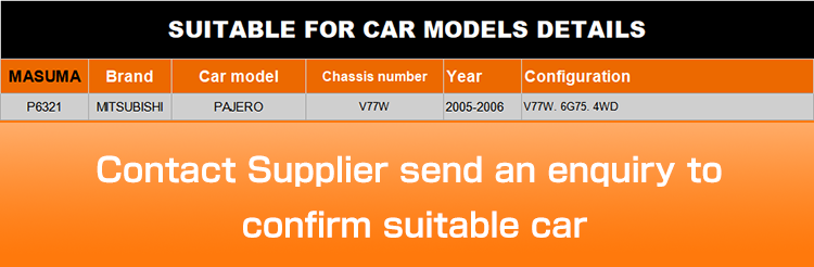 V9 W 344300 4162A016 4162A023 Rear Auto Cars Shock Absorbers for MITSUBISHI PAJERO