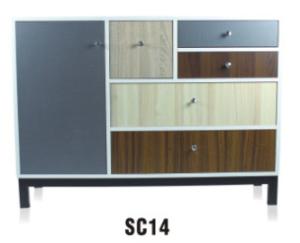Quality North Europe style solid wood home buffets cabinet furniture wholesale