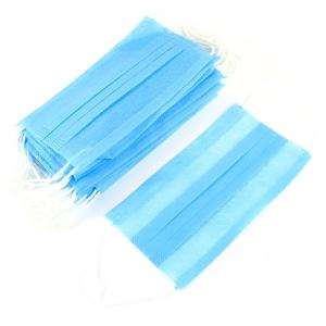 Quality Light Blue Melt Sprayed Anti Pollution Earloop Face Mask wholesale