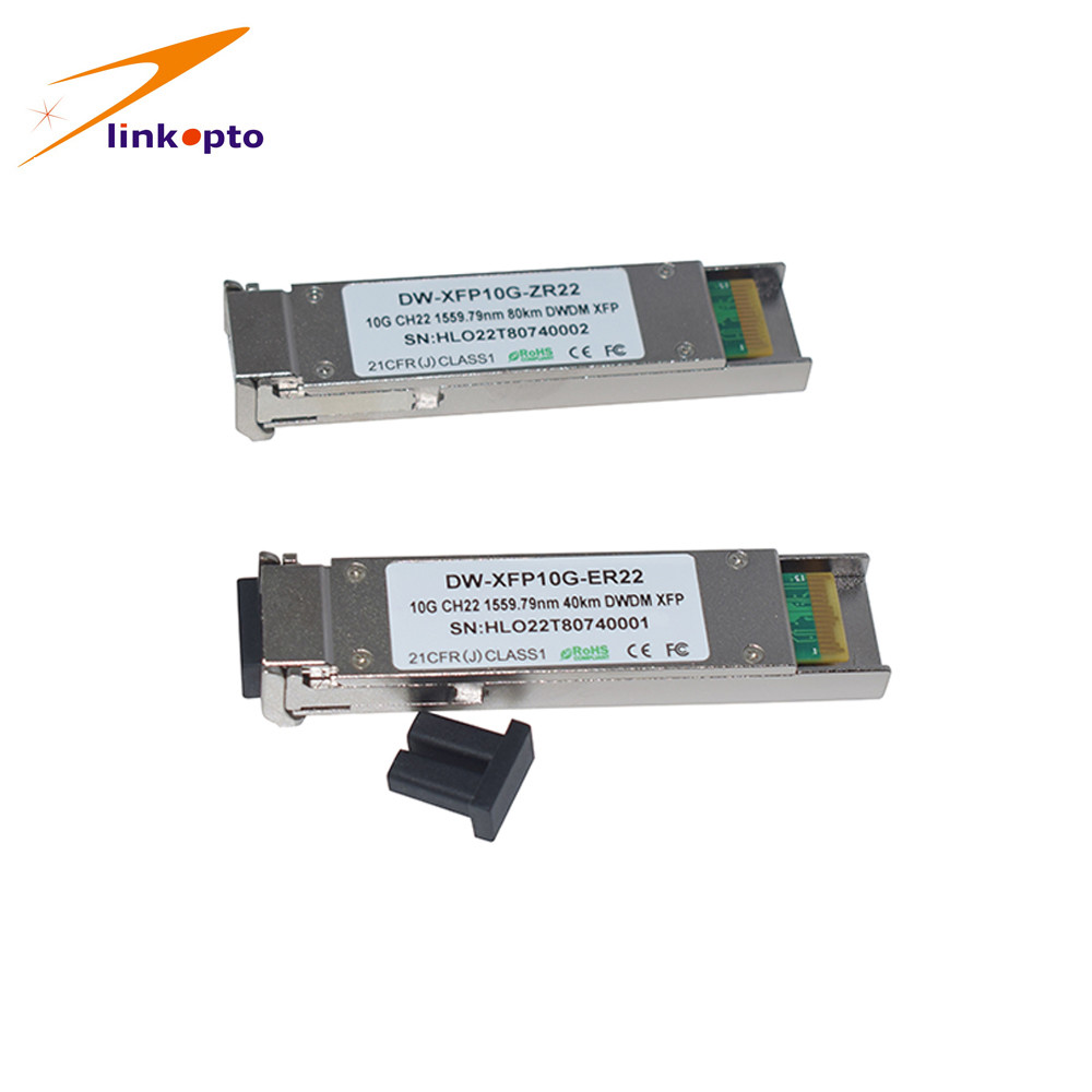 Pluggable 10G XFP Module CWDM 1470 - 1610nm Wavelength Low Power Dissipation