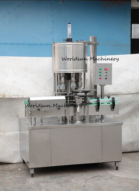 high speed glass bottle ROPP aluminum cap Automatic Capping Equipment capping machine sealing packing
