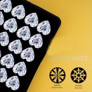 Quality Wholesale mossanite Pass Diamond Test GRA Stones D Color Round Shape Diamond Loose Moissanite moissanite hoop earrings wholesale