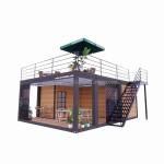 20 Foot Wooden Deluxe Garden Studio Flat Package Assembly 2 Bedroom Container